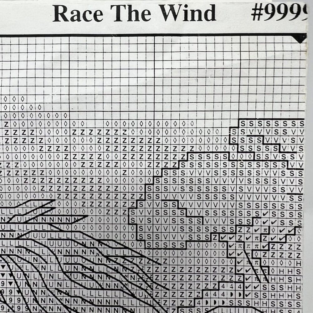 Cross Stitch Kits (2) 1996 Jeanette Crews Designs Pinto and Race the Wind - READ - Picture 7 of 7